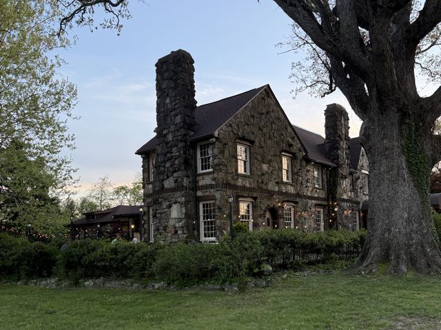 High Point Restaurant at dusk